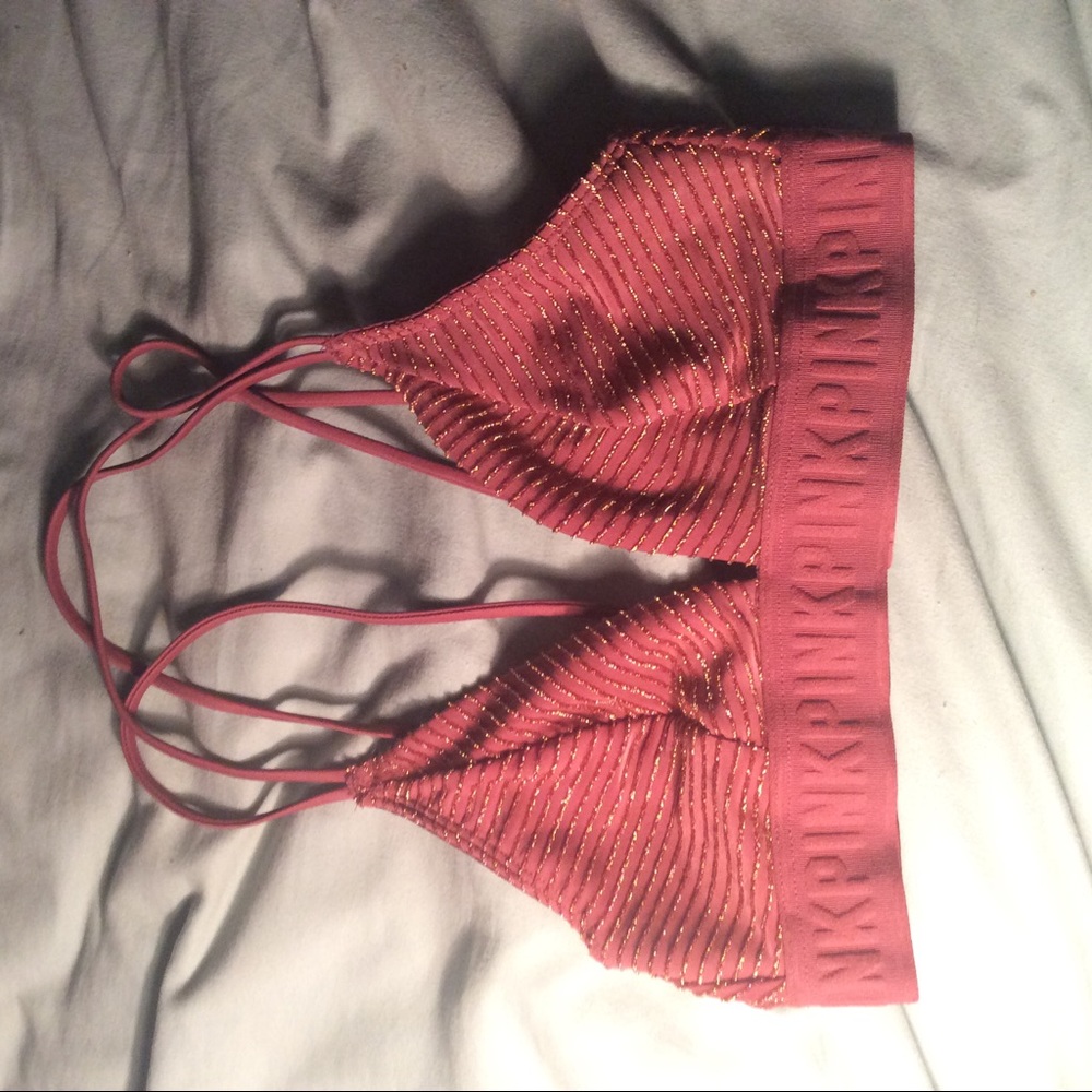 vs pink bralette